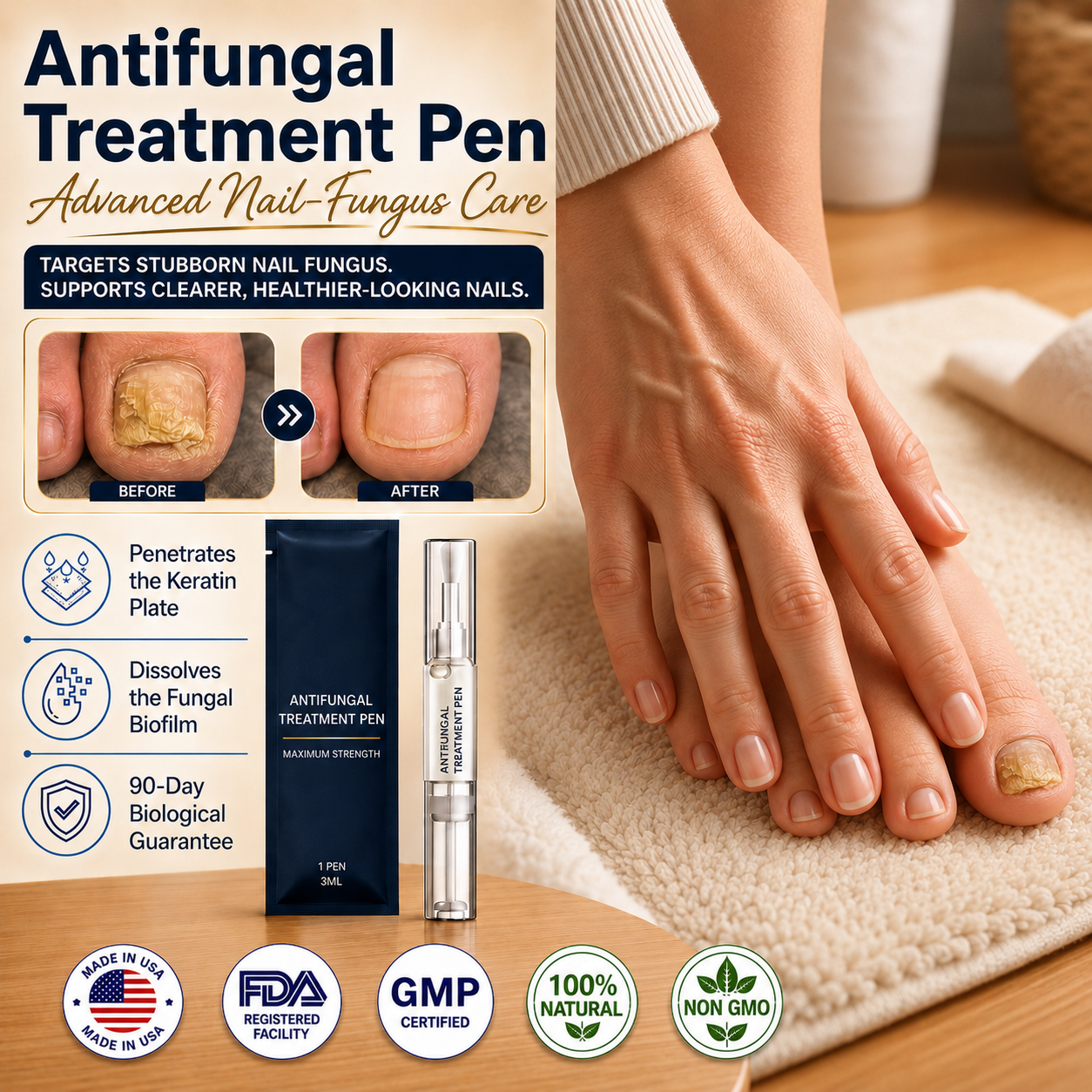 Maximum Strength Antifungal Pen (25% Undecylenic Acid)